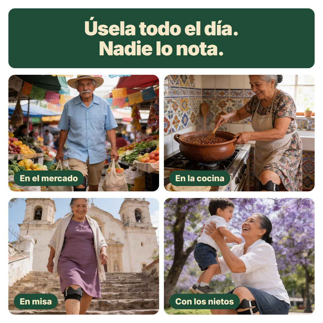 Úsela todo el día: mercado, cocina, misa y nietos
