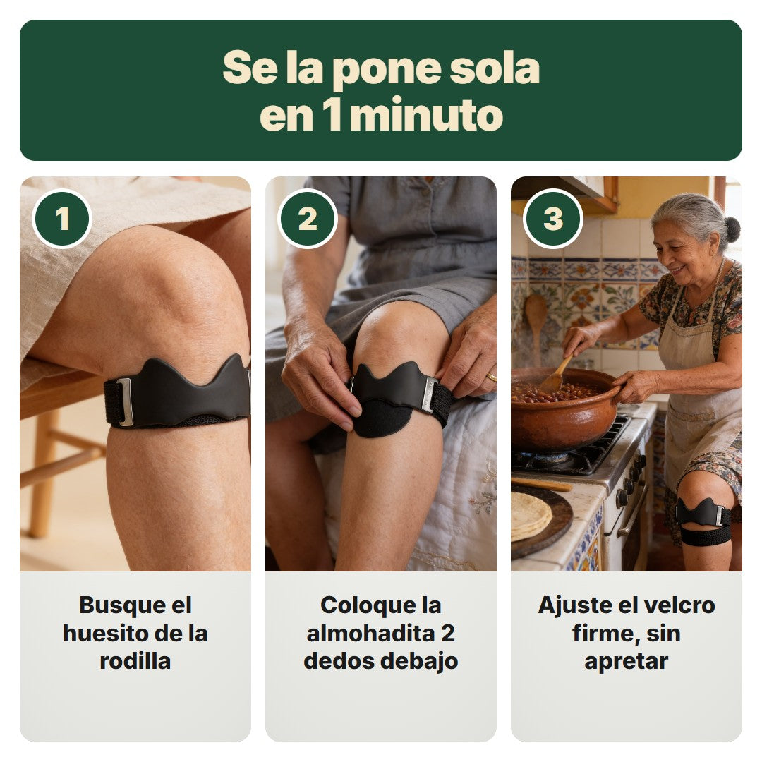 Cómo se coloca Rodillux en 3 pasos
